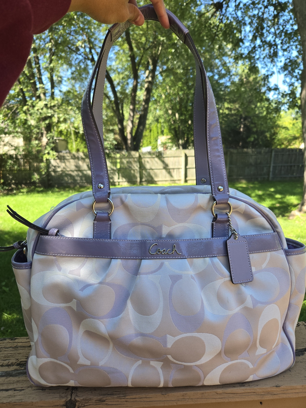 Coach Y2K Diaper Bag Optic C Bag #F18376
